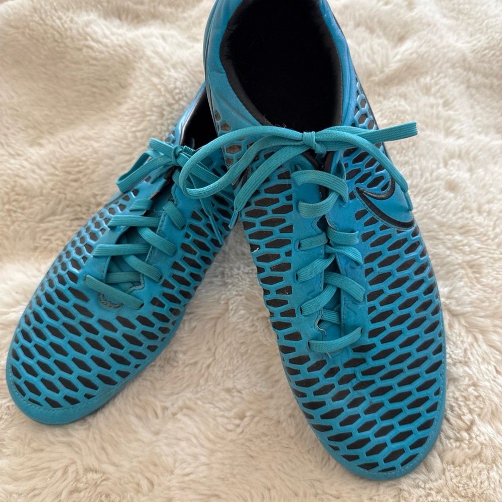 Blue Nike Athletic Shoes